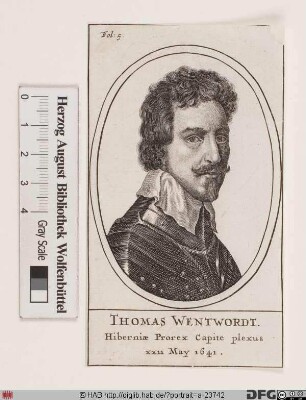 Bildnis Thomas Wentworth, 1640 1. Earl of Strafford