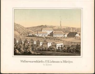 Wollenwaarenfabrik v. F. G. Lehmann in Böhringen bei Roßwein