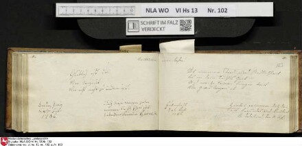 Stammbuch des Johann Christian Wilhelm Schütze aus                            Braunschweig