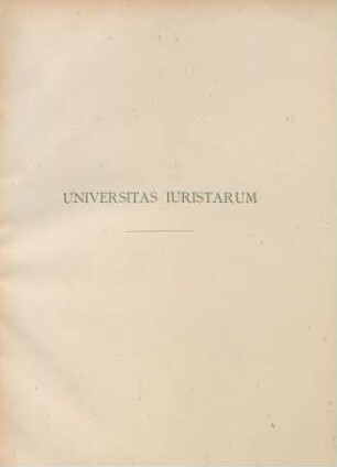 Universitas iuristarum