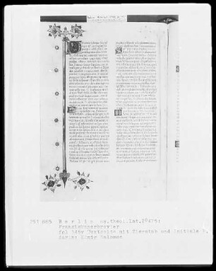 Franziskanisches Brevier — Initiale P, darin König Salomon, Folio 145verso