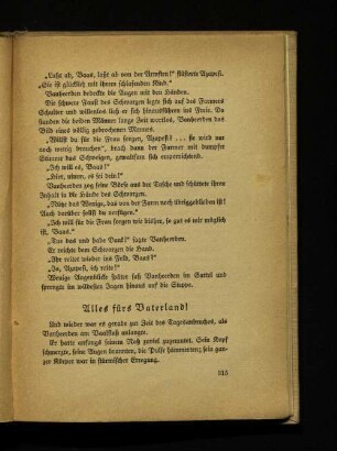 Alles fürs Vaterland!