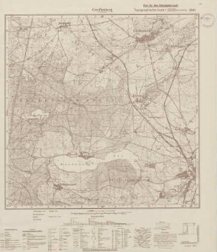 2949 Greiffenberg i. d. Uckermark, Topographische Karte 1:25000 (4cm - Karte)
