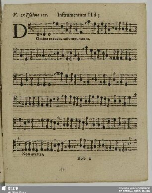 V. Domine exaudi