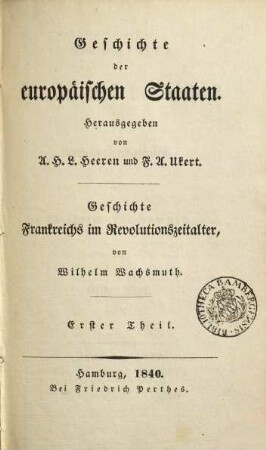 Geschichte Frankreichs im Revolutionszeitalter, 1