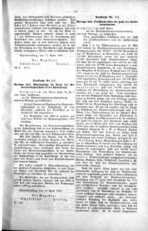No. 9. (103-121)(111,112), 21. April 1909