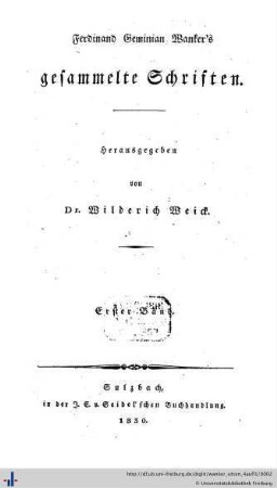 1: Christliche Sittenlehre: 4. verb. Aufl.