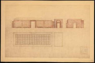 Schloss Posen, Posen Umbau: Halle 1:50