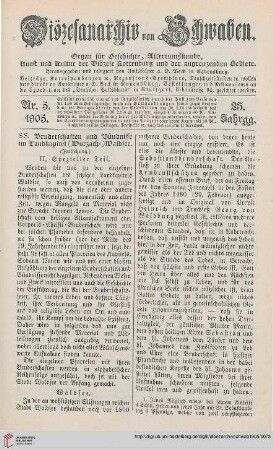 23: Bruderschaften und Bündnisse im Landkapitel (Wurzach-)Waldsee, [2]