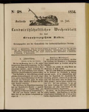 No 28. 11. Juli. 1834
