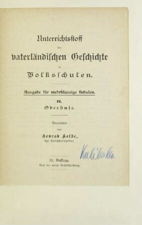 II = Oberstufe: [II = Oberstufe]