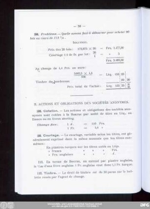 II. Actions Et Obligations Des Sociétés Anonymes.