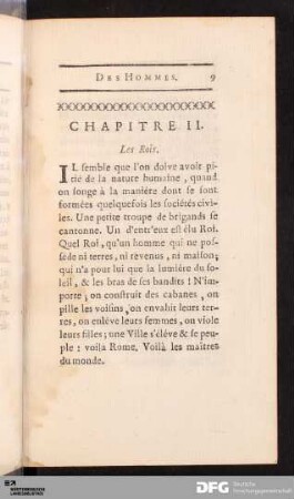 Chapitre II. Les Rois.