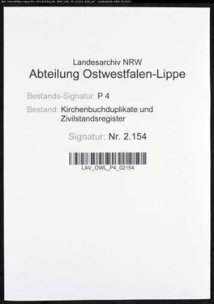 Kirchenbuchduplikate der katholischen Gemeinde (GHT 1808-1817). (Gemeinde: Balve, katholische Gemeinde)