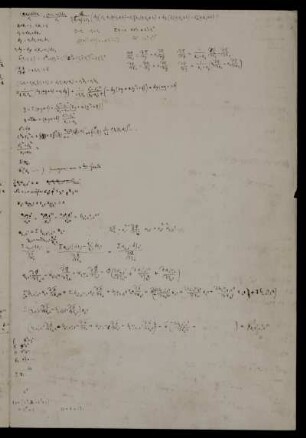 [Mathematische Notizen], Ohne Ort, Göttingen, Quickborn (Pinneberg), 1853 - 1863 : Erdmagnetisches [Bl. 8-10] ; Gang des Potentials auf der Axe einer Franklinschen Tafel mit kreisförmigen Belegungen [Bl. 22-24] ; Potentialfunction einer Franklinschen Tafel mit kreisförmigen Belegungen für irgend einen außerhalb der Axe gelegenen Punkt [Bl. 25-32]