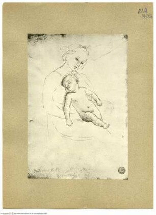 "Libretto di Raffaello", Madonna mit schlafendem Kind