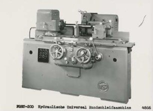 Hydraulische Universal-Rundschleifmaschine "FGHU 200" der MSO Maschinen- und Schleifmittelwerke