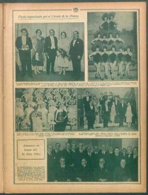 Fiesta organizada por el Círculo de la Prensa