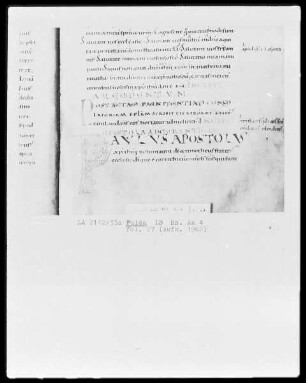 Paulusbriefe — Initiale P(aulus apostolus), Folio 27recto