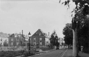 Zerstörungen Zweiter Weltkrieg - Luftangriff auf Karlsruhe am 02./03.09.1942. LS-Revier V. Südendstraße