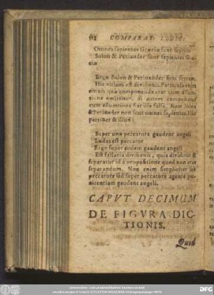 Caput Decimum De Figura Dictionis.