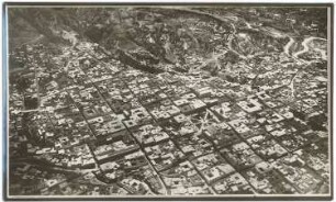 Luftbild von La Paz mit der Plaza Murillo