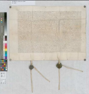 Erzbischof Dietrich verstattet dem Herzog Adolf den Wiederkauf jener Hälfte von Sinzig und Remagen. Mitsiegler: Domkapitel. d. 1425 August 26, Donnerstag nach Bartholomäustag.