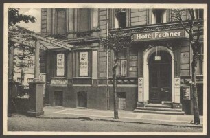 Ansichtskarte Hotel Fechner, Stresemannstraße