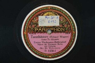 Tannhäuser : Gebet der Elisabeth / (Richard Wagner)