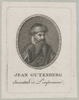 Bildnis des Jean Gutenberg