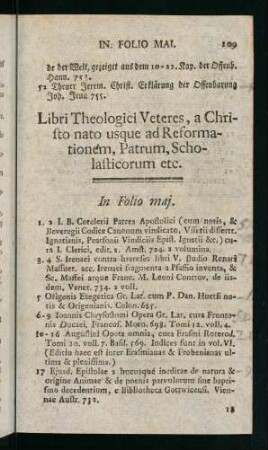 109-115, In Folio maj. - In Folio min.