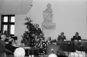Freiburg: Ministerpräsident Dr. Filbinger, Ansprache vor dem Gemeinderat