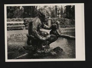 Baden-Würtemberg. Schwetzingen. Puttenbassin in den Angloisen im Schlossgarten Schwetzingen