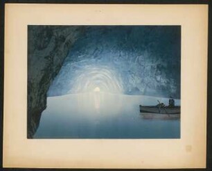 Blaue Grotte, Capri: Ansicht eines Gemäldes