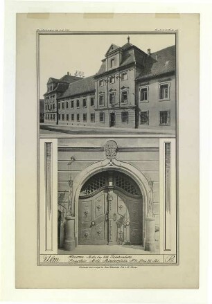 Deutschhaus. / Portal vom Münsterplatz 13 (Haus Schad)