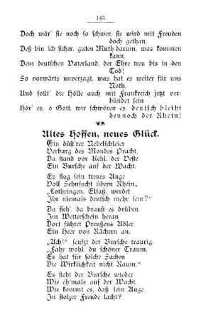Altes Hoffen, neues Glück