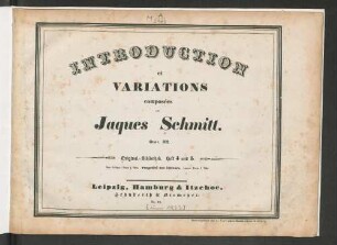 Introduction et variations : oeuv. 102