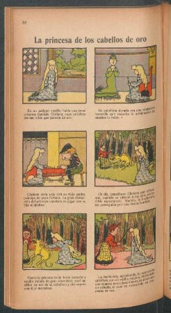 La princesa de los cabellos de oro - [Cómic]