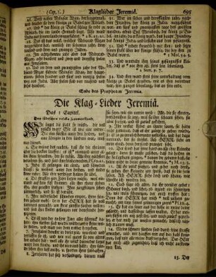 Die Klag-Lieder Jeremi⁠æ⁠.