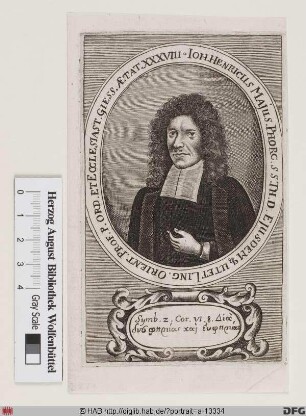 Bildnis Johann Heinrich Majus d. Ä.