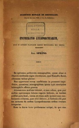 Enumeratio Lycopodinearum