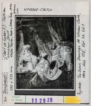zu Rembrandt: Aart de Gelder ?, Nathan ermahnt David. Windsor Castle