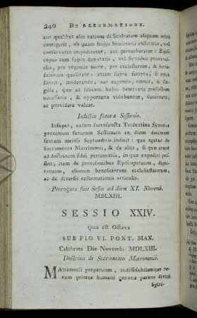 Doctrina de Sacramento Matrimonii.