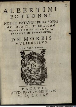 De morbis mulieribus