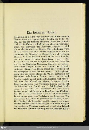 Das Hellas im Norden