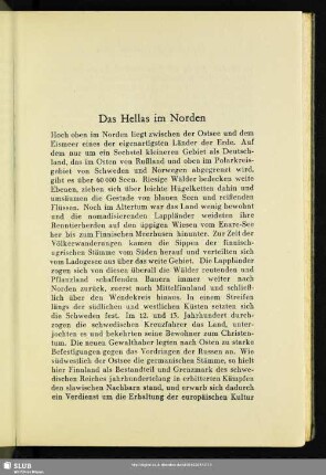 Das Hellas im Norden
