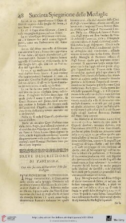 Breve descrittione di Taormina