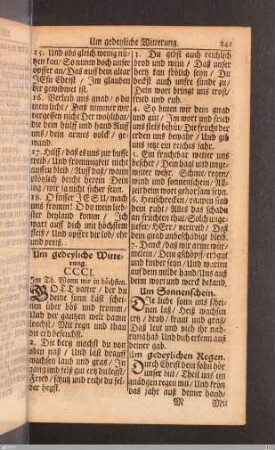 Um gedeyliche Witterung.