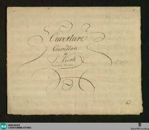 Cendrillon. Excerpts - Don Mus.Ms. 2469