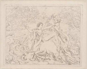 Fantasien, Blatt 3: Der Dichter in der Gewalt der Undinen